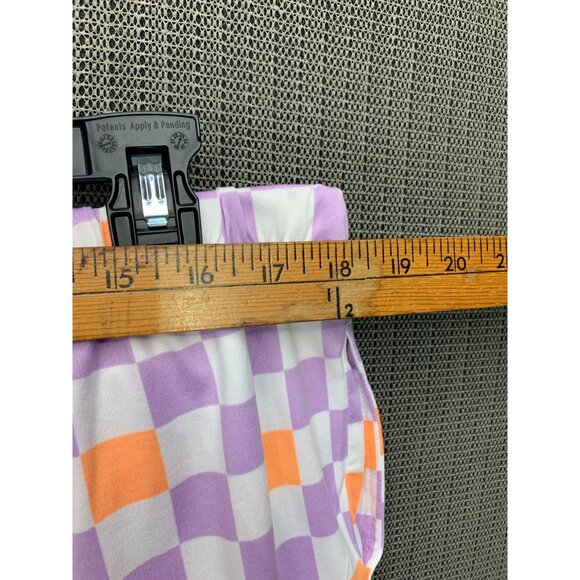 Joyspun Womens Size L (12-14) Light Grey/Colorful Sleepwear Set Tank and Shorts - Picture 9 of 11